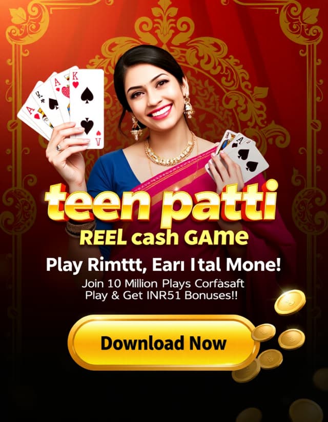 Teen Patti Real Cash Withdrawal Banner